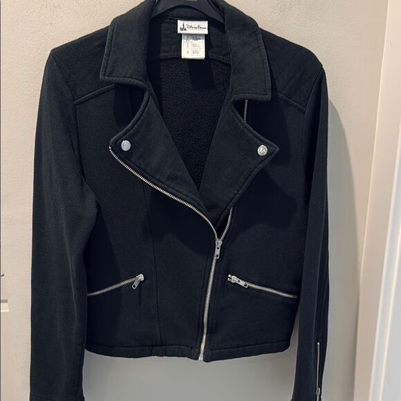 Disney Jackets & Blazers - Disney Parks Black Moto Women's Jacket with Mickey Mouse size Medium